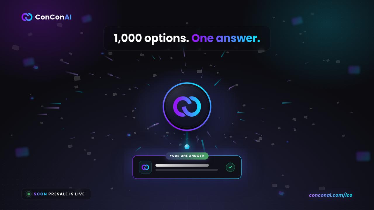 ConConAI Announces $CON Presale Milestone as Project Reports More Than 4M Tokens Sold1