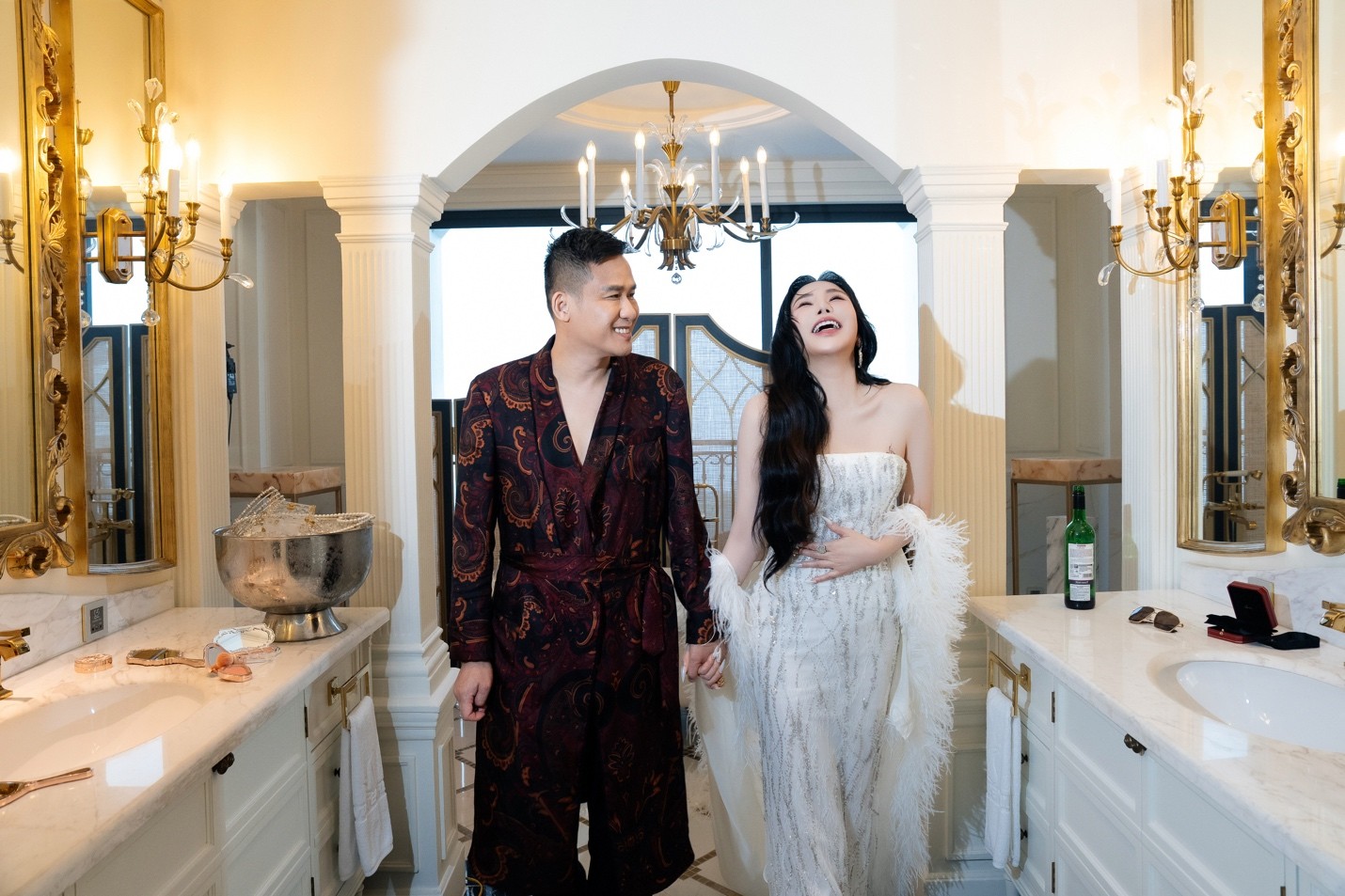 The vegan wedding of music icon Ho Quynh Huong and entrepreneur Hoang Cong Thanh