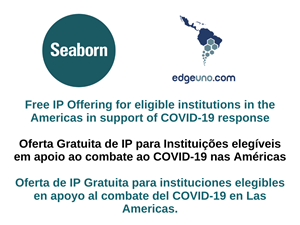 Seaborn & EdgeUno fornecem ajuda para instituições durante a crise do COVID-19