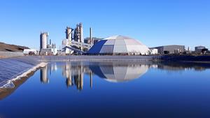 Heidelberg Materials Cement Plant in Edmonton, Alberta