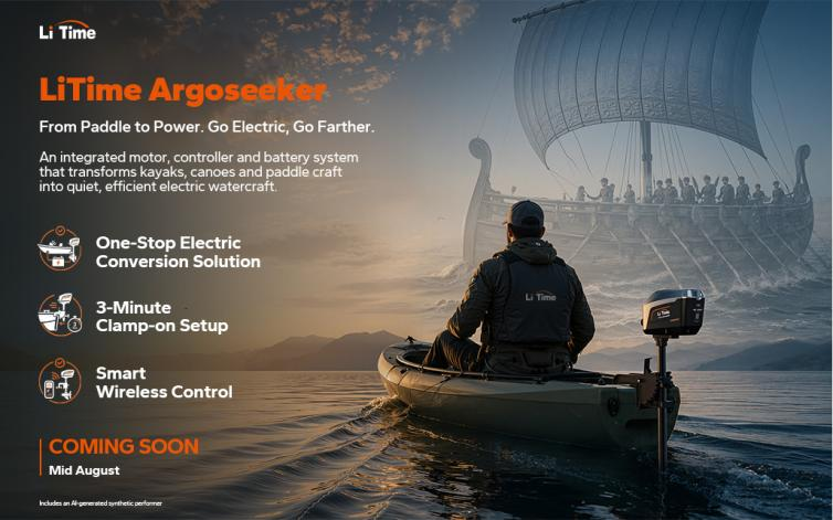 From Lithium Energy to Water Electrification: LiTime Announces Argoseeker Series Launch in August