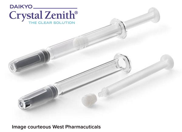 Pharmaceutics International Inc. (Pii) now offers West, Crystal Zenith glass alternative.