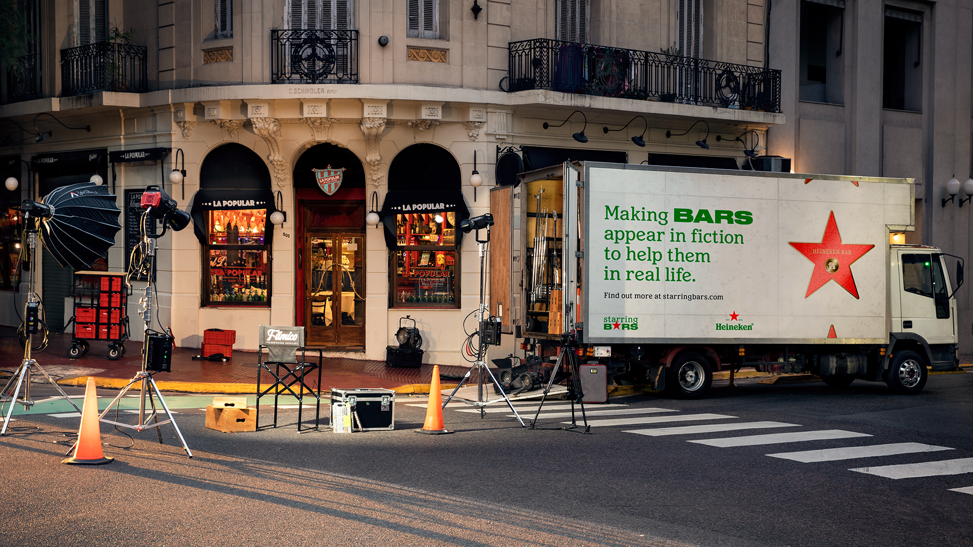 Heineken ® to Boost Bar Incomes by Turning Them into Film Sets