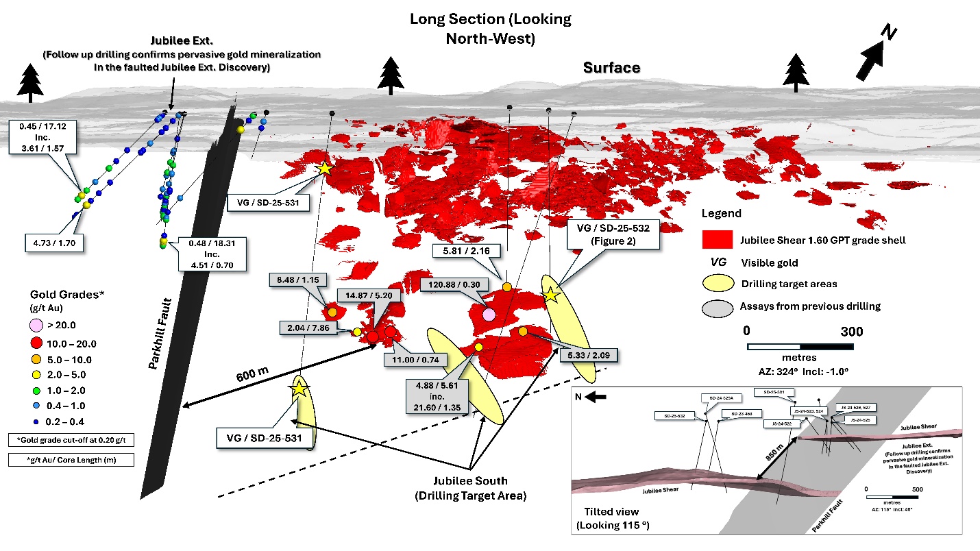 Location of Diamond Drilling Results