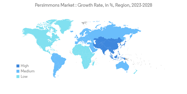 Persimmons Market Persimmons Market Growth Rate In Region 2023 2028