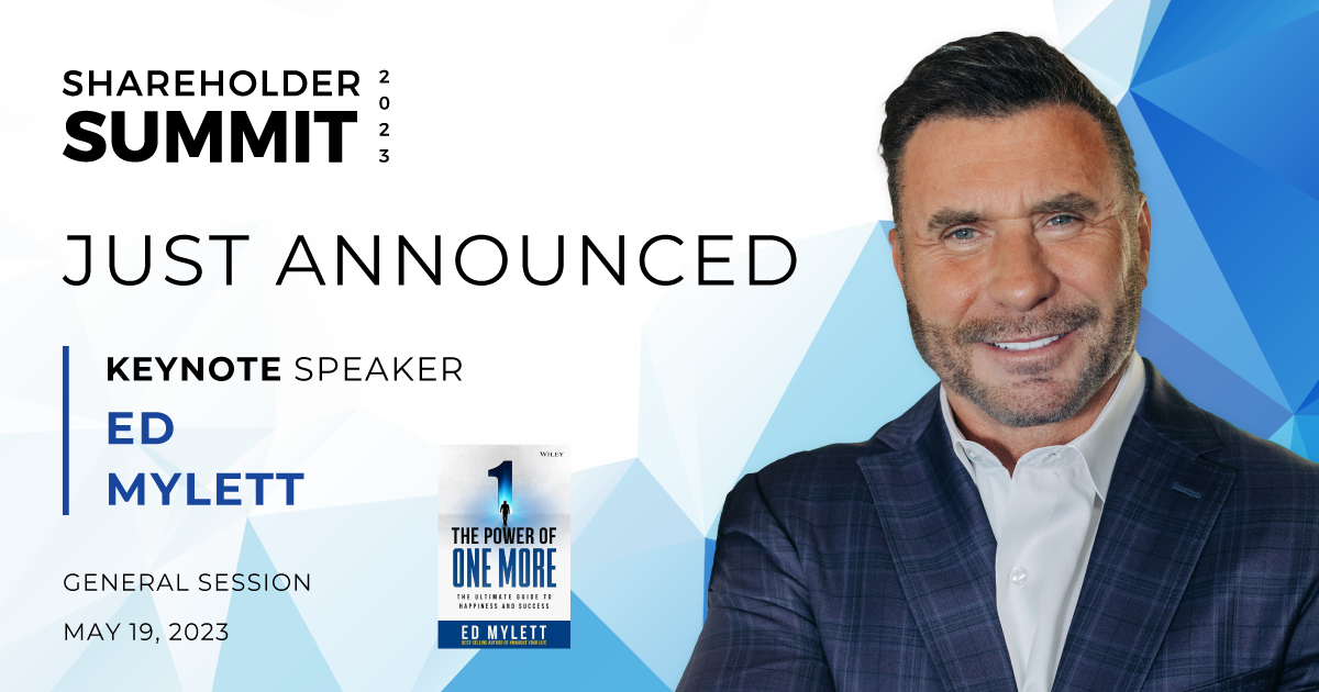 Ed Mylett to Inspire and Motivate as Keynote Speaker at