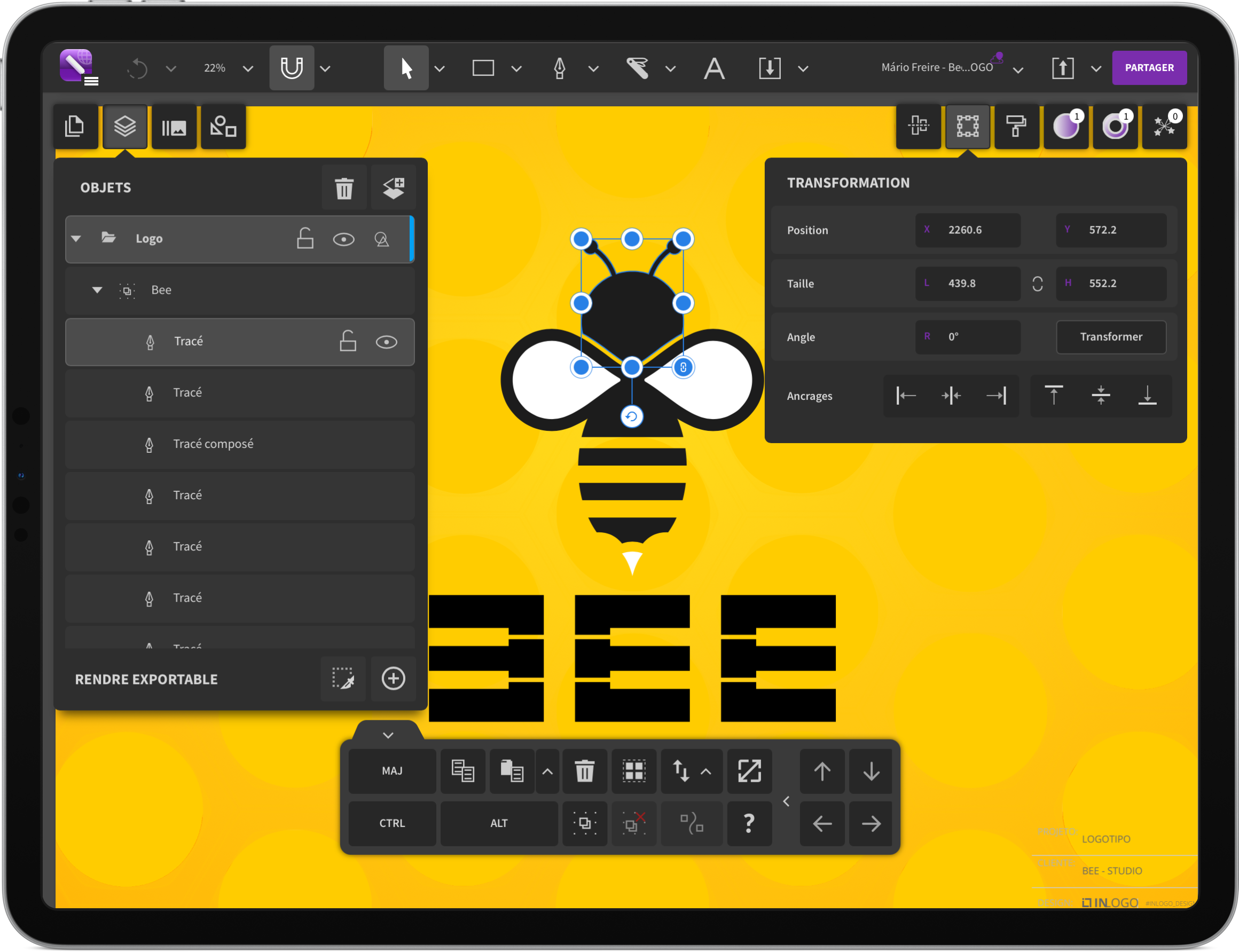 Nouveau CorelDRAW.app pour iPad