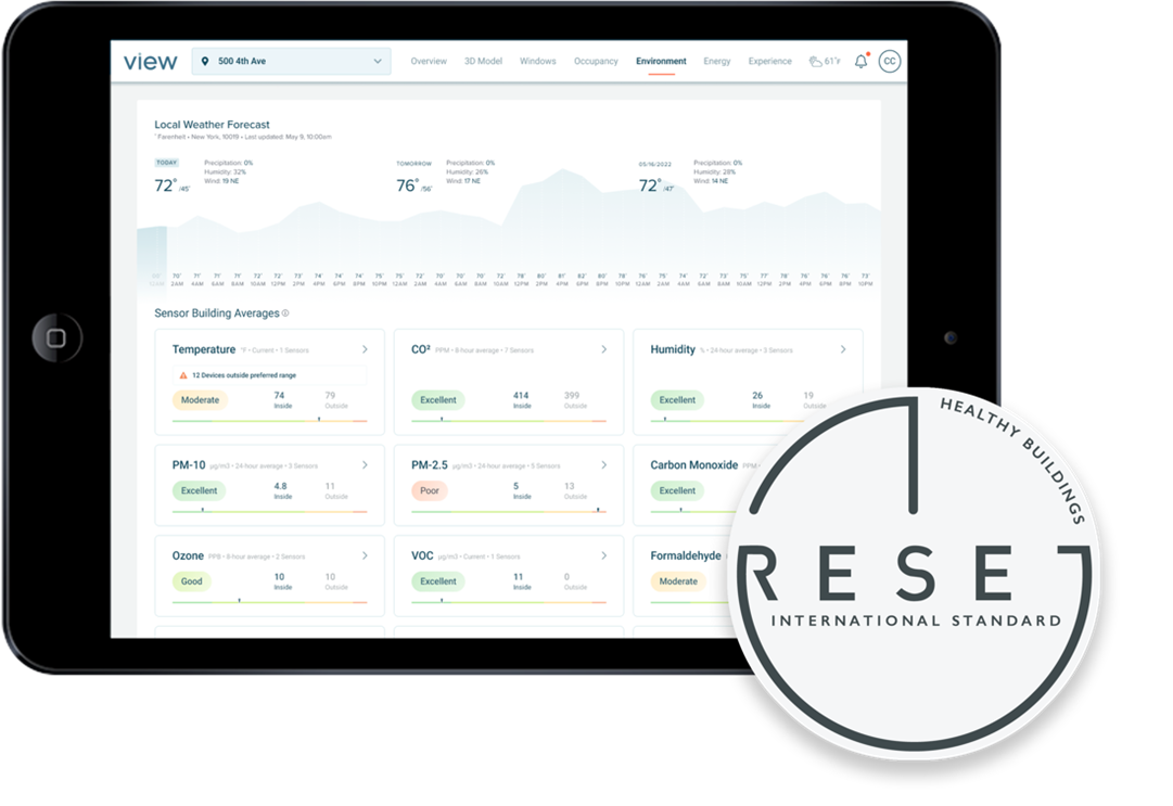 View and RESET Data Accreditation