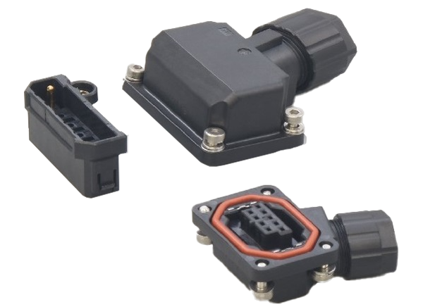 Heilind Electronics Featuring JAE JN13 All-Plastic Low-Profile Waterproof Connectors.