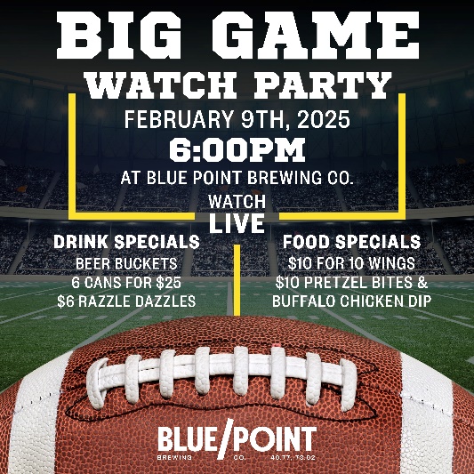 Celebrate GAME DAY 2025 with Blue Point