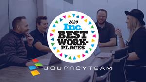 JourneyTEAM | Inc Magazine Best Workplace 2020