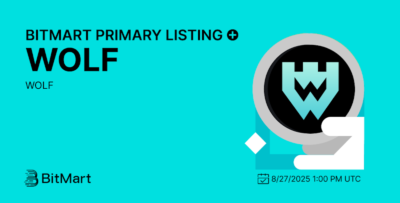 WOLF (WOLF), Powering Byrrgis to Bring Trust and Simplicity to Crypto, Listed on BitMart Exchange