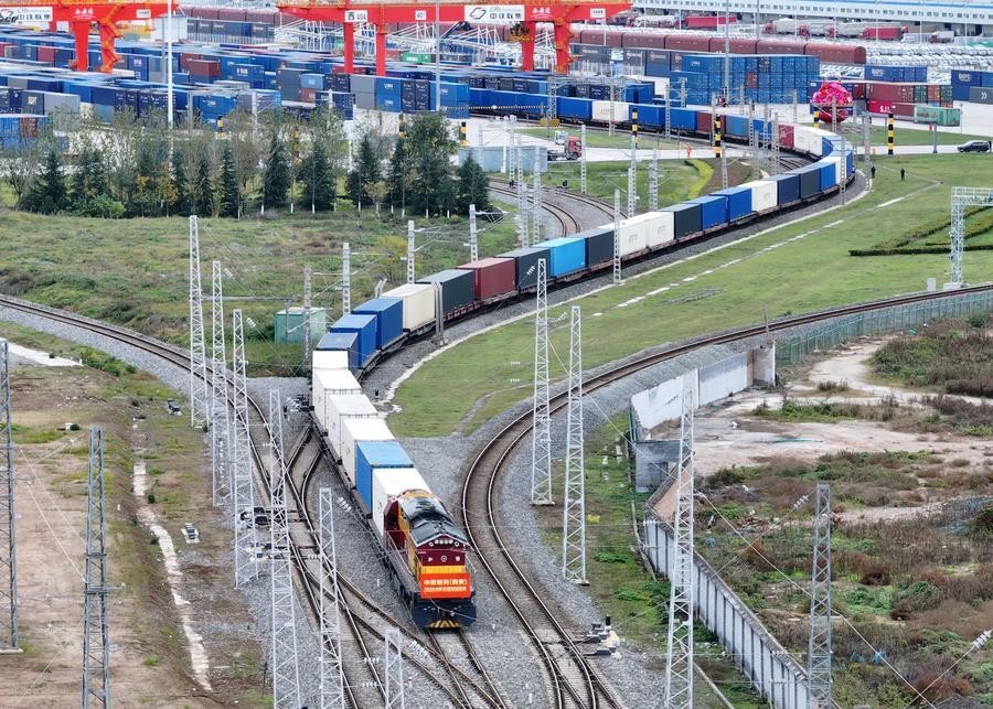 China-Europe freight train