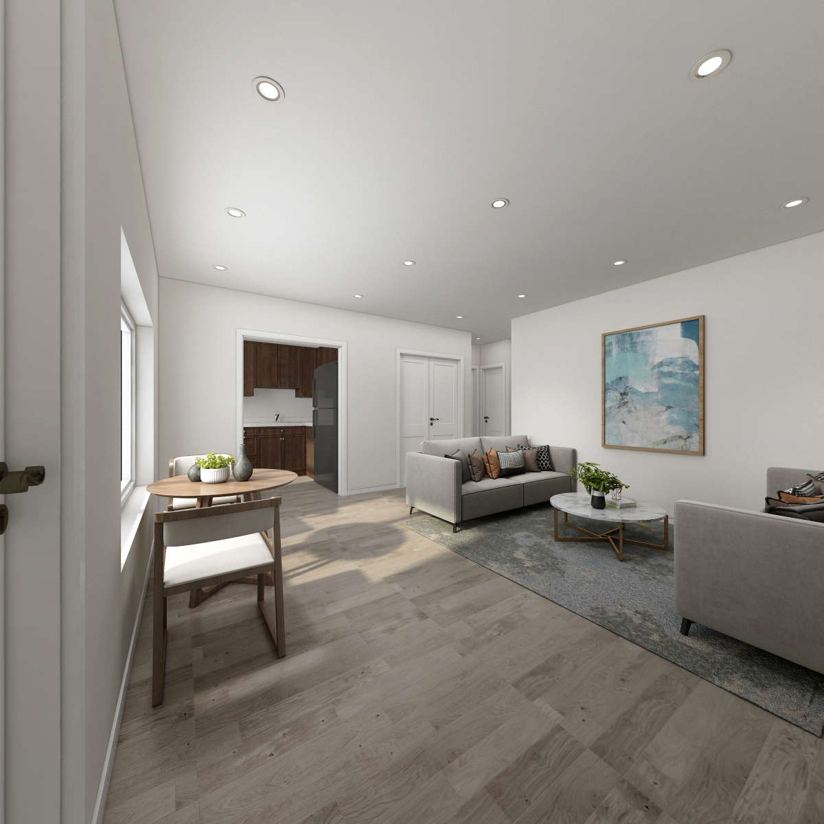 Architectural Rendering, Cordoba Courts Apartments, Opa-locka, Florida