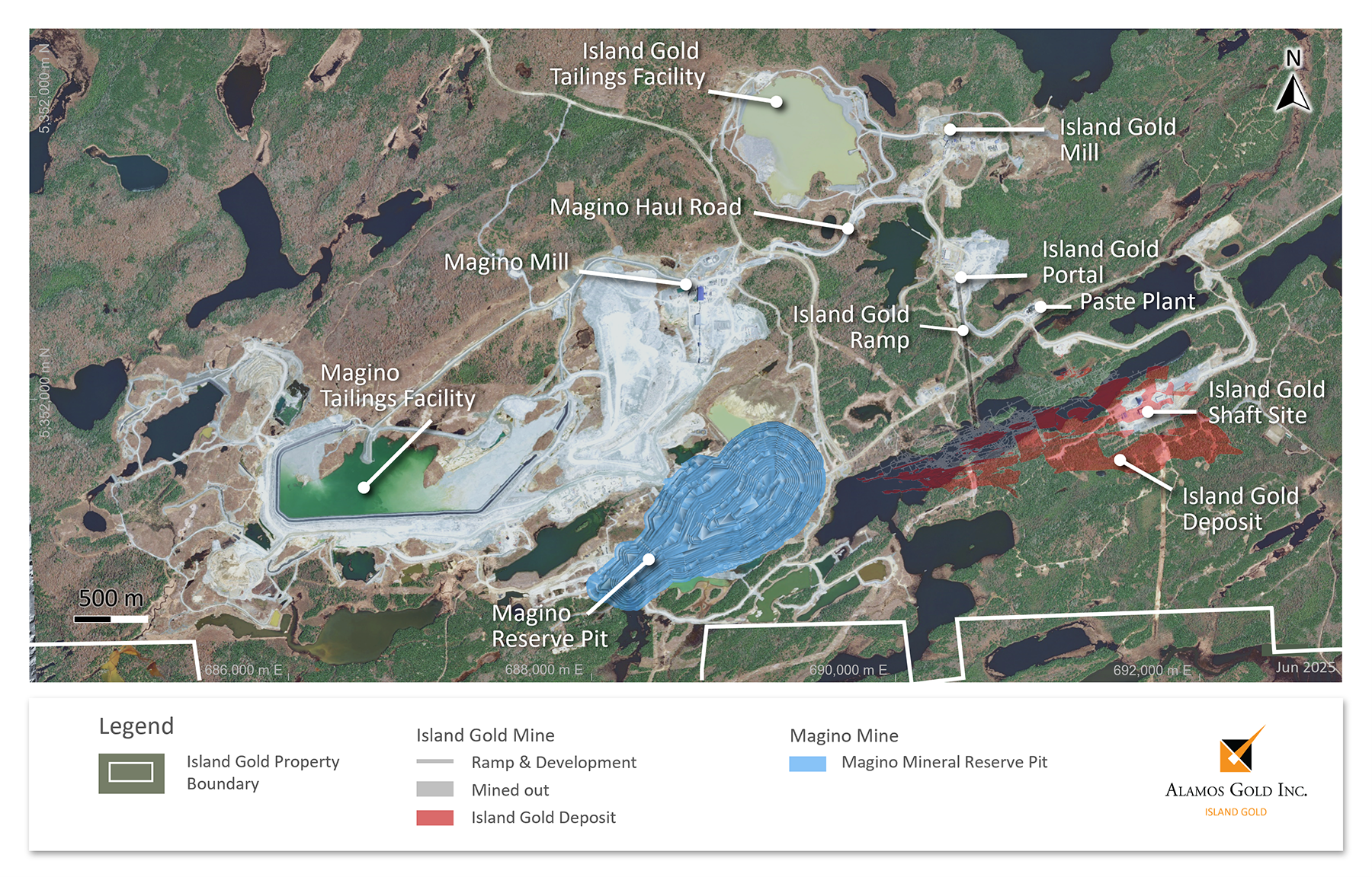 Figure 1: Island Gold District Map image