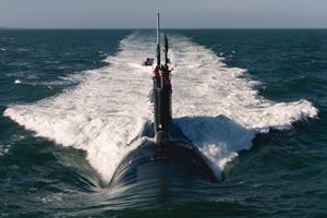 HII’s Newport News Shipbuilding division has received a $305.2 million contract modification to procure long-lead-time material for two additional Block V Virginia-class submarines (Photo by Ashley Cowan/HII).