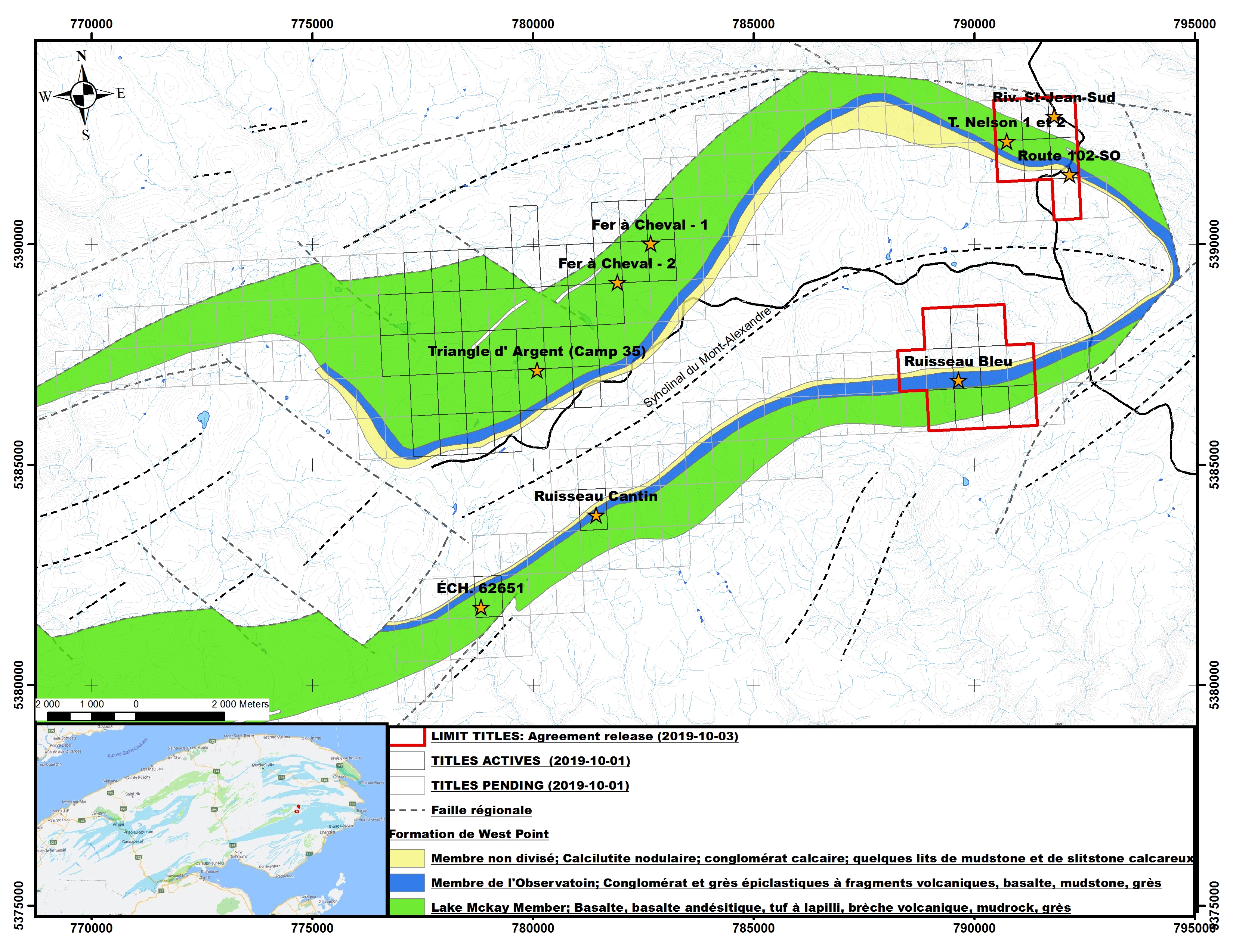 Map Mont de l'observation
