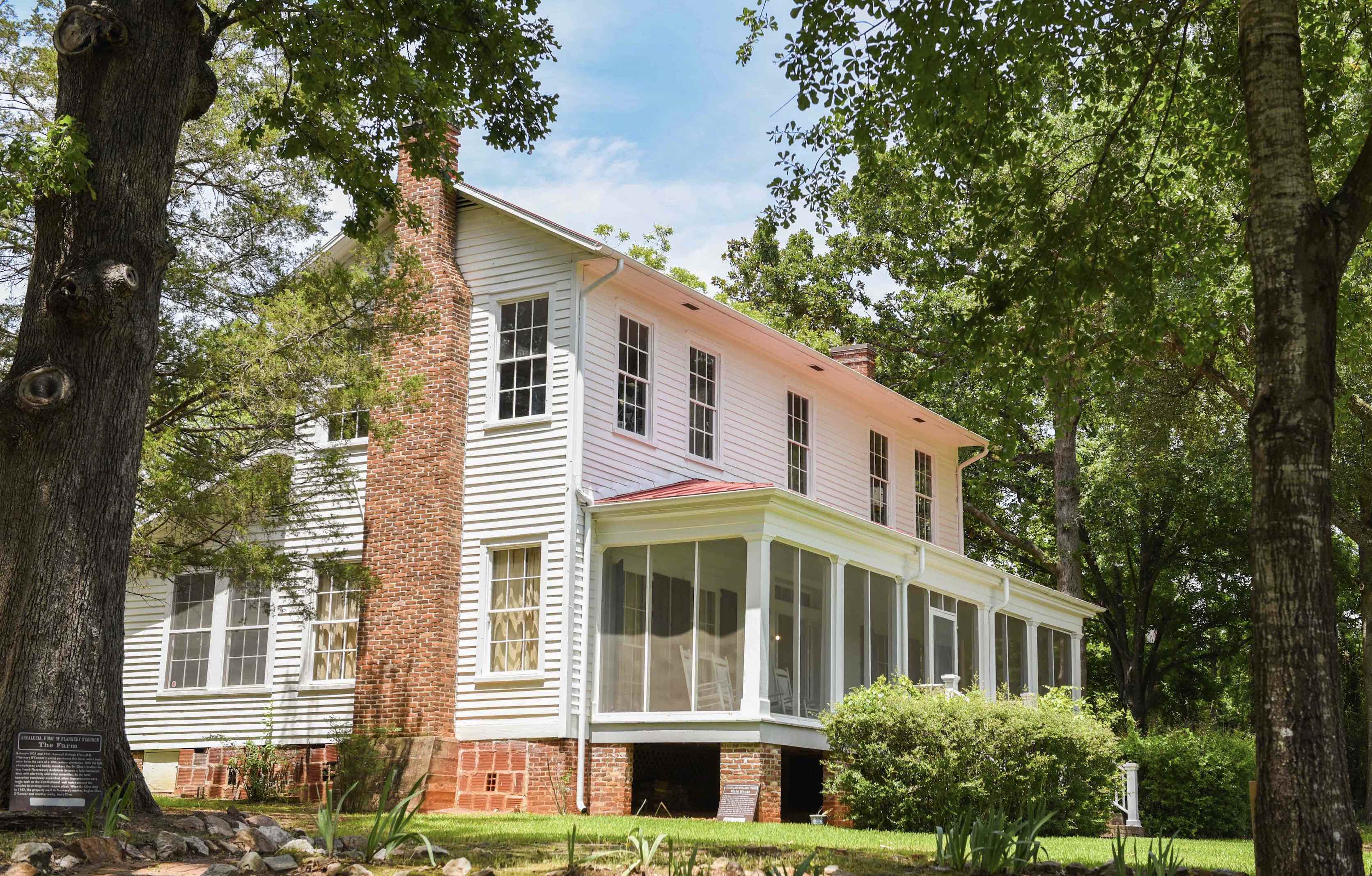 The main house at Andalusia Farm