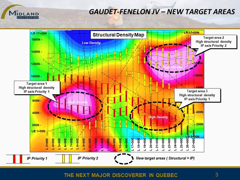 Figure 3 Exploration target areas