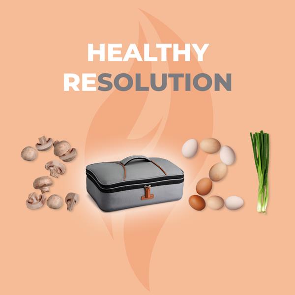 Ready for a healthy start to the new year? The HOTLOGIC Portable + Personal Oven makes meal planning easier than ever to achieve your goals. Just put your protein and veggies in, walk away and eat when you are ready.

HOTLOGIC reduces mealtime and workplace lunchtime stress and fears like using the community microwave, by putting users in control of touchpoints, portions, costs and schedule.