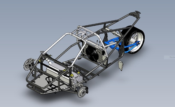 Frame Chassis of Reverse-Trike