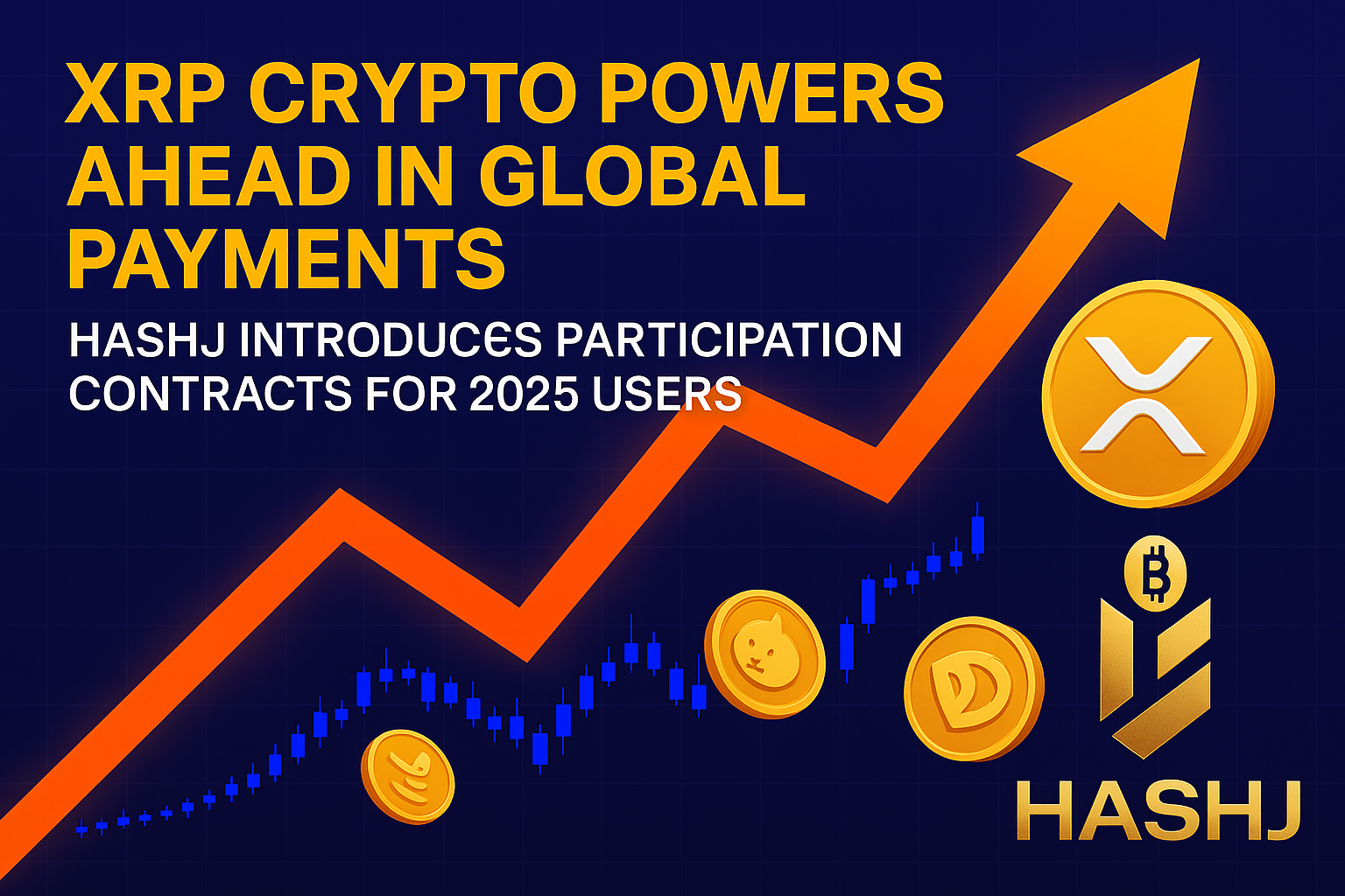 XRP Crypto Powers Ahead in Global Payments — HashJ Introduces Participation Contracts for 2025 Users