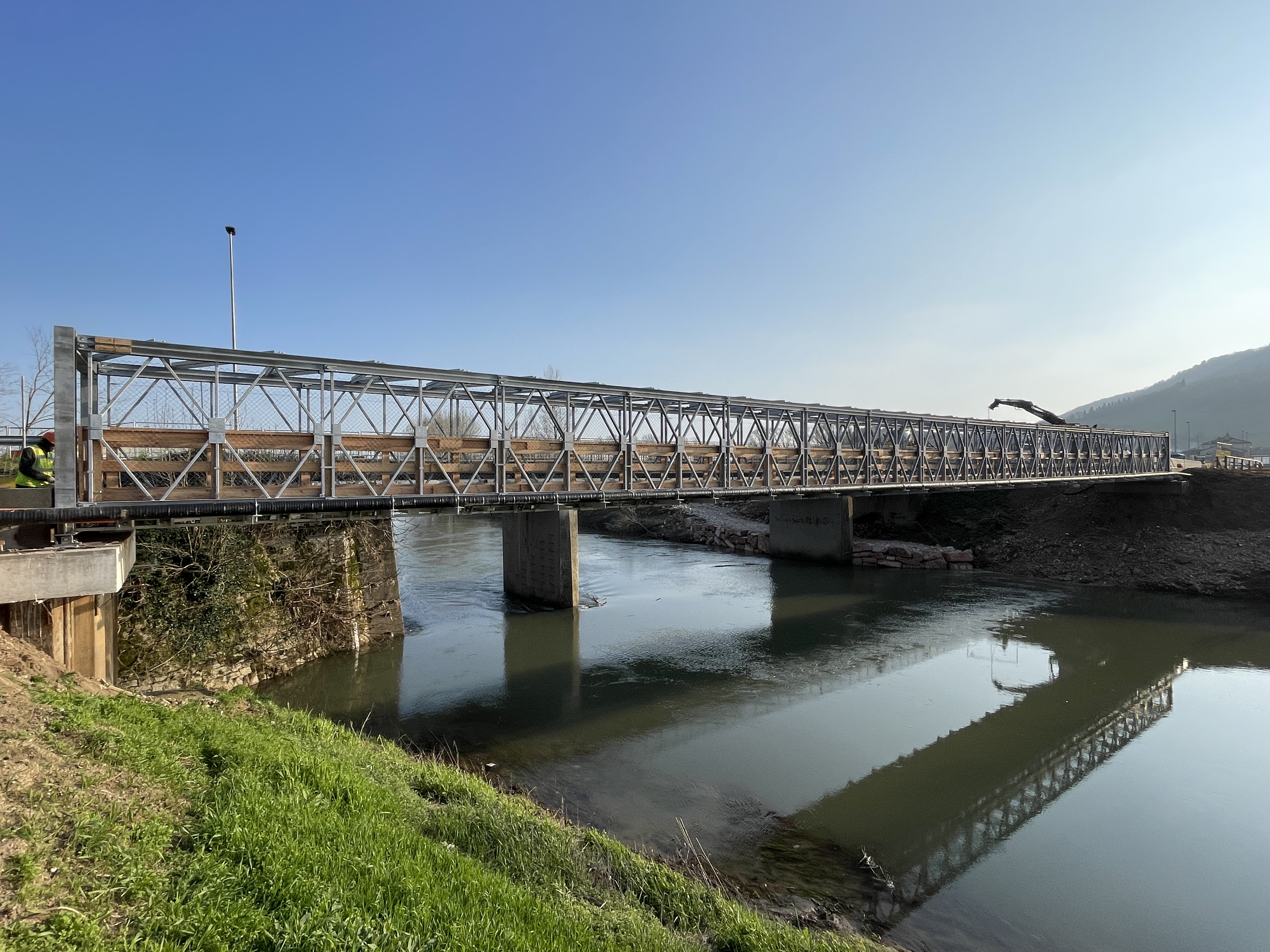 Acrow box bridge in Vicenza