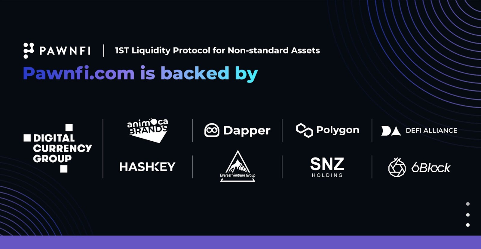 Pawnfi.com Raises $3M to Launch the First Liquidity Protocol for Non-Standard Assets 1