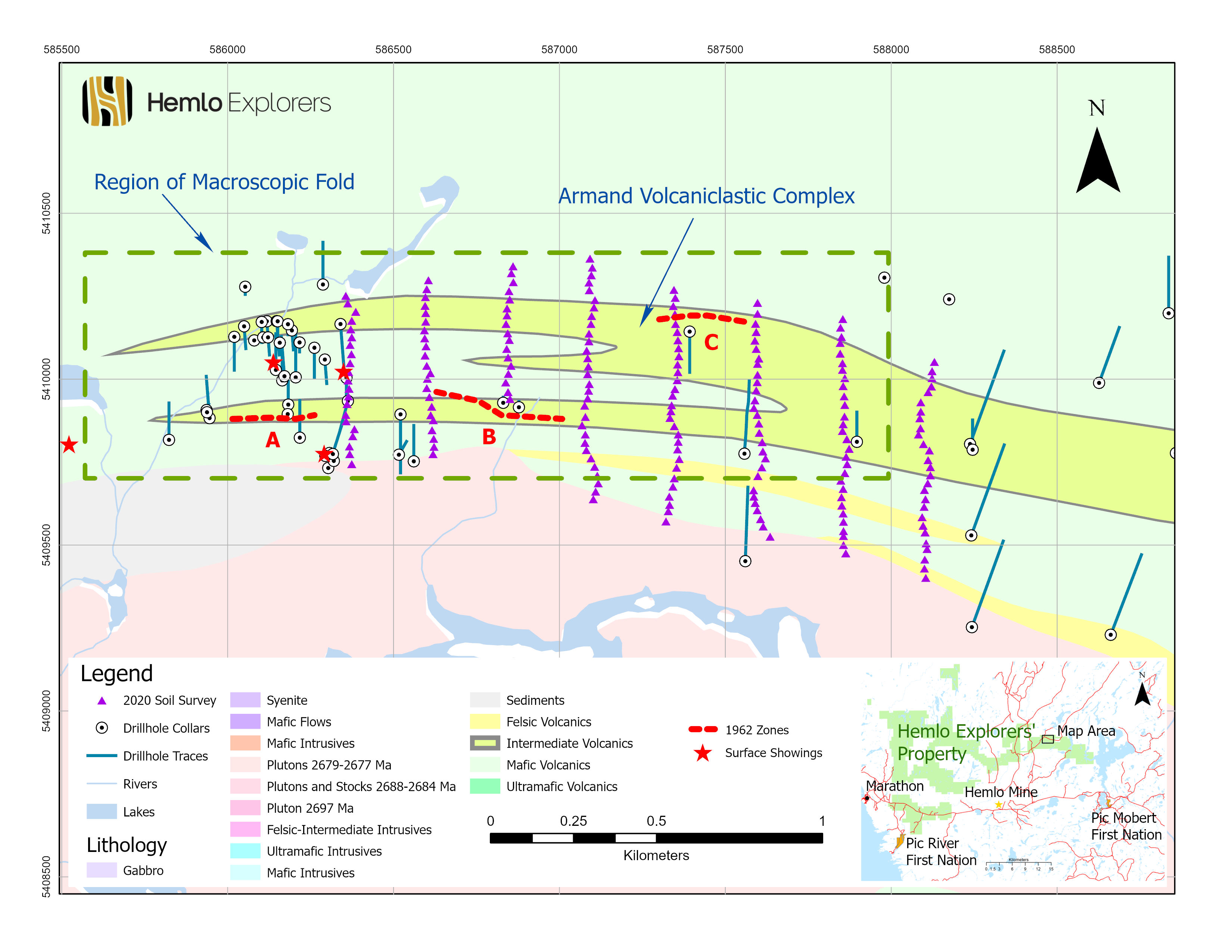 Armand Lake Volcanic Complex 