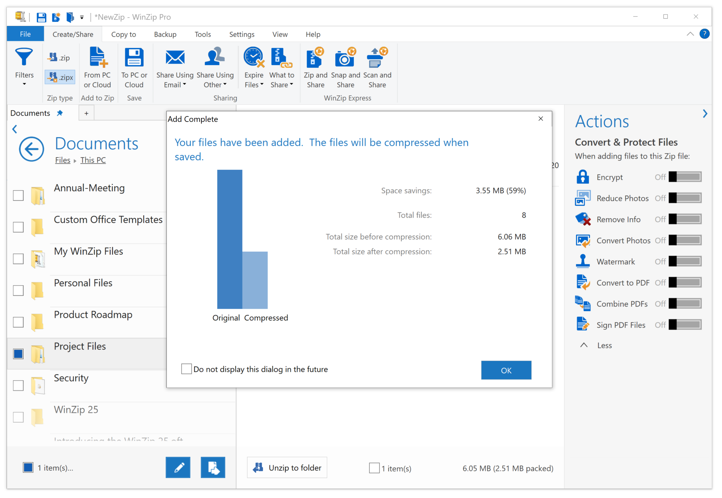 WinZip Microsoft Store Edition - Duplicate File Detection Compression