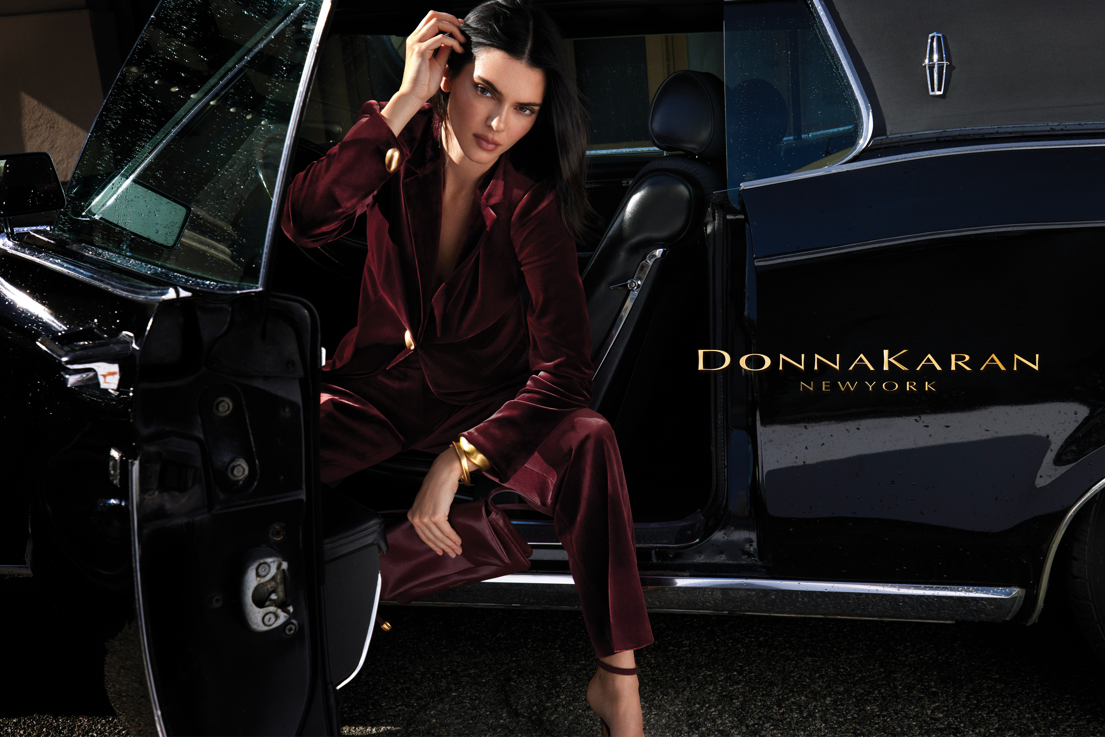 Kendall Jenner in the Donna Karan New York Fall 2026 campaign, photographed by Mert Alas.