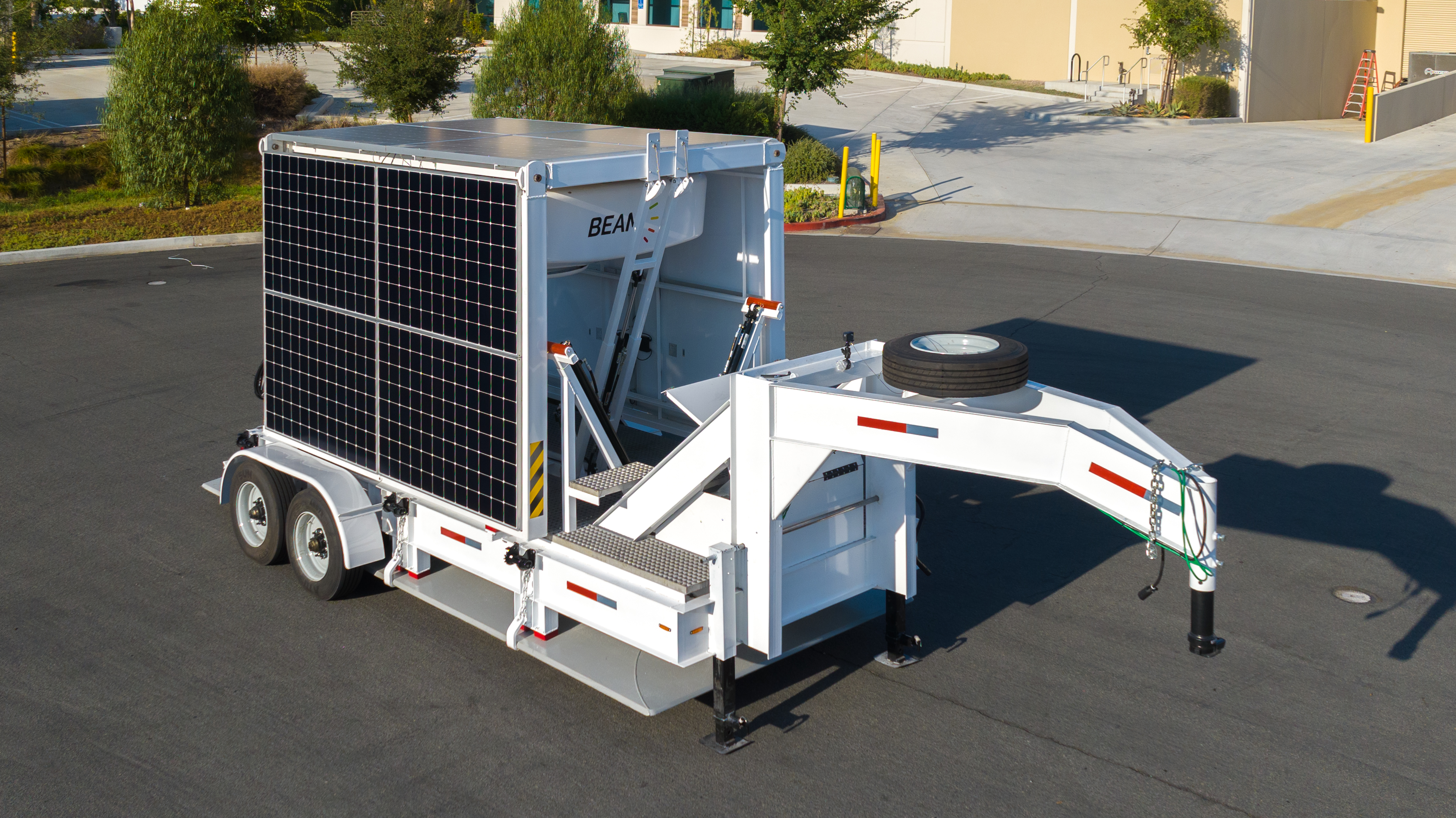 The ARC Mobility™ Trailer is the fastest and easiest way to relocate and redeploy EV ARC™ systems.