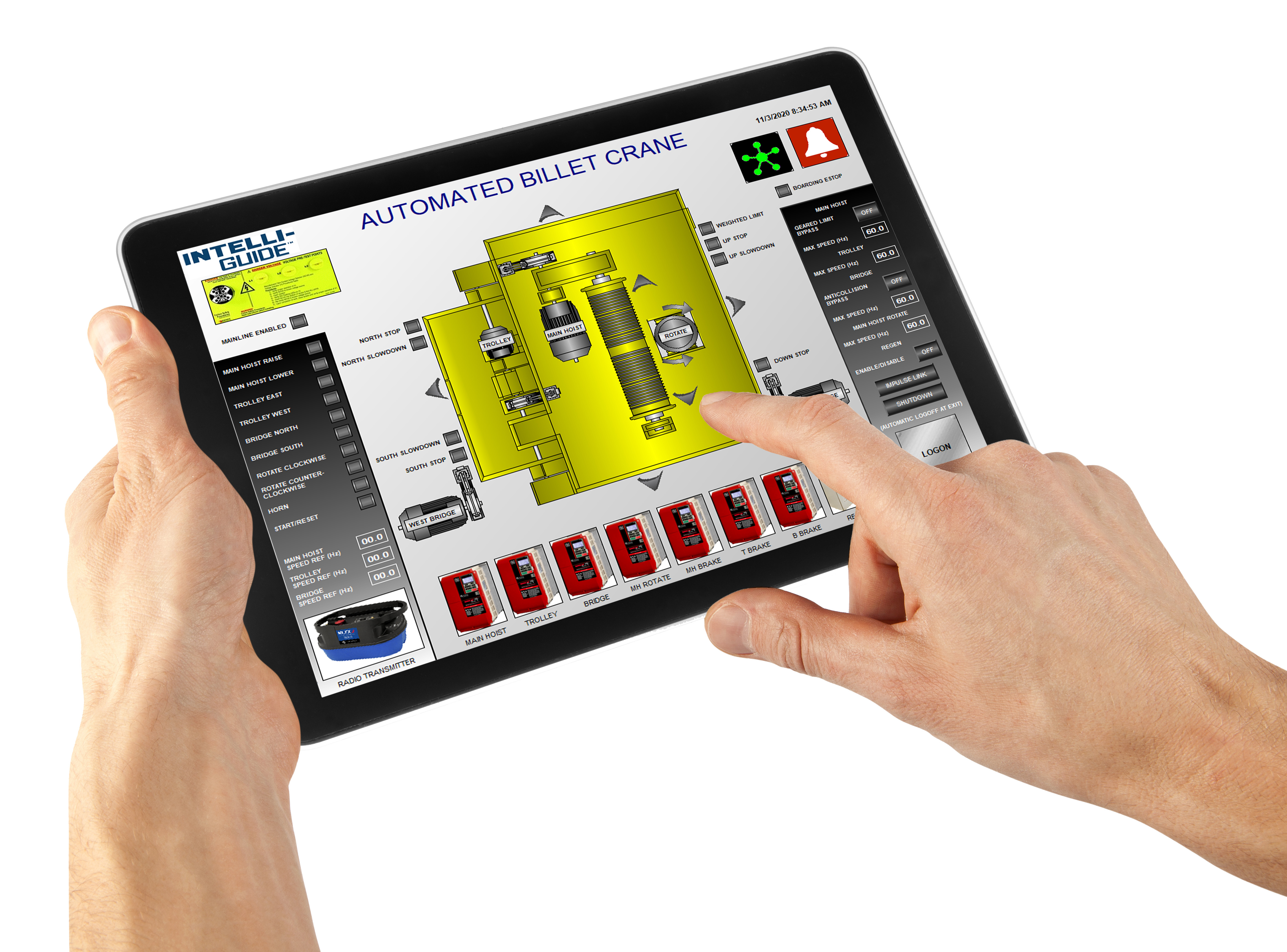 Columbus McKinnon Intelli-Guide™ Auto-Dispatch System