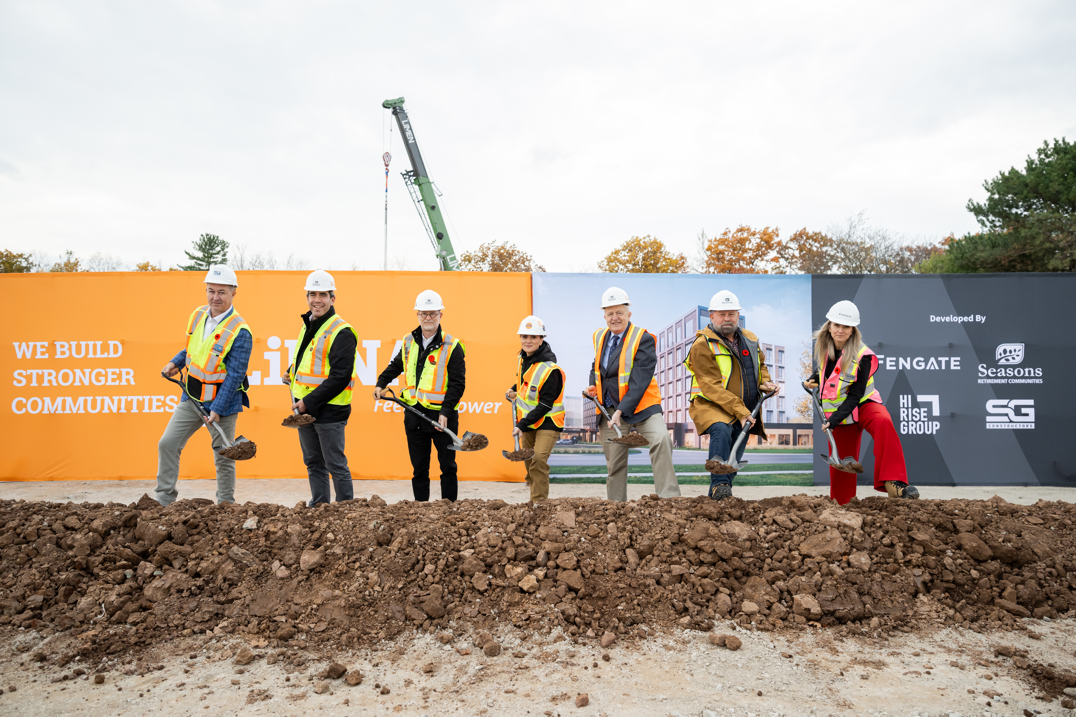 Fengate breaks ground on new seniors’ community in Oakville