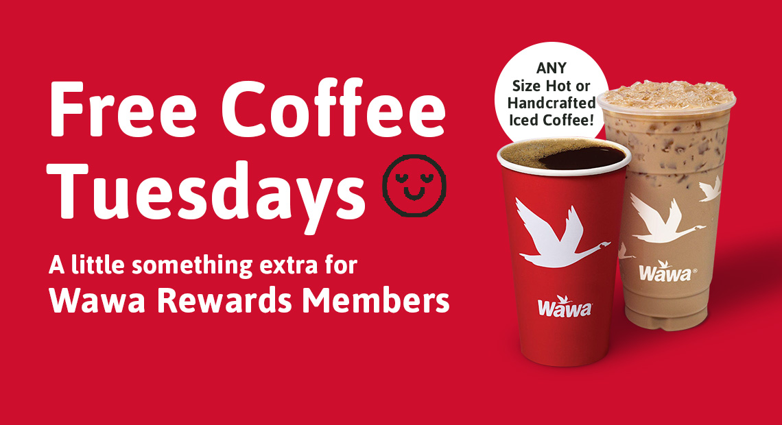 Wawa’s “Free Coffee Tuesdays” for Rewards Members Returns