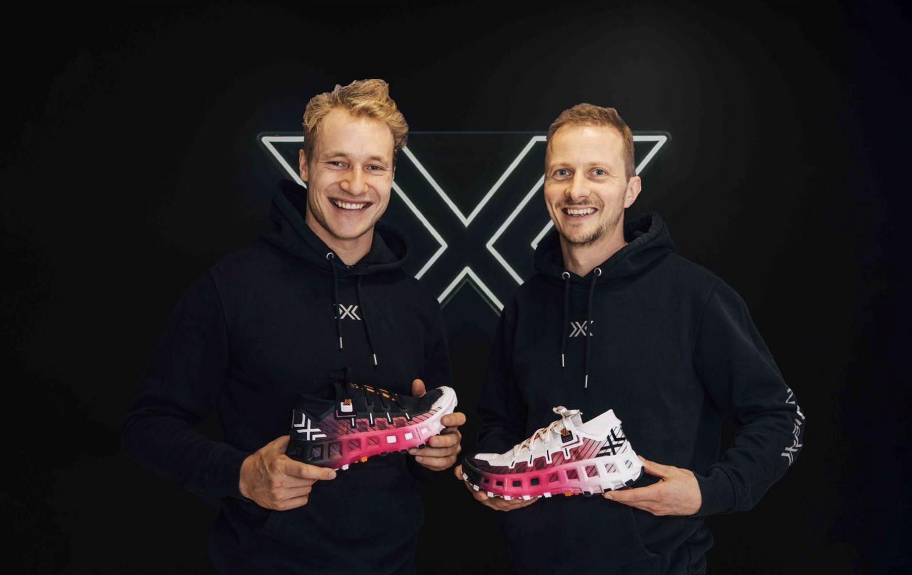 X-BIONIC athlete and investor Marco Odermatt and CEO Max Lenk