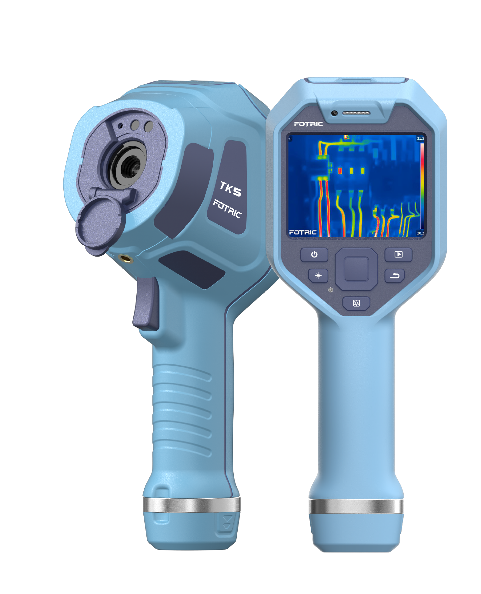 FOTRIC TK5Kit handheld thermal imaging camera with 320×240 resolution and wide-angle lens