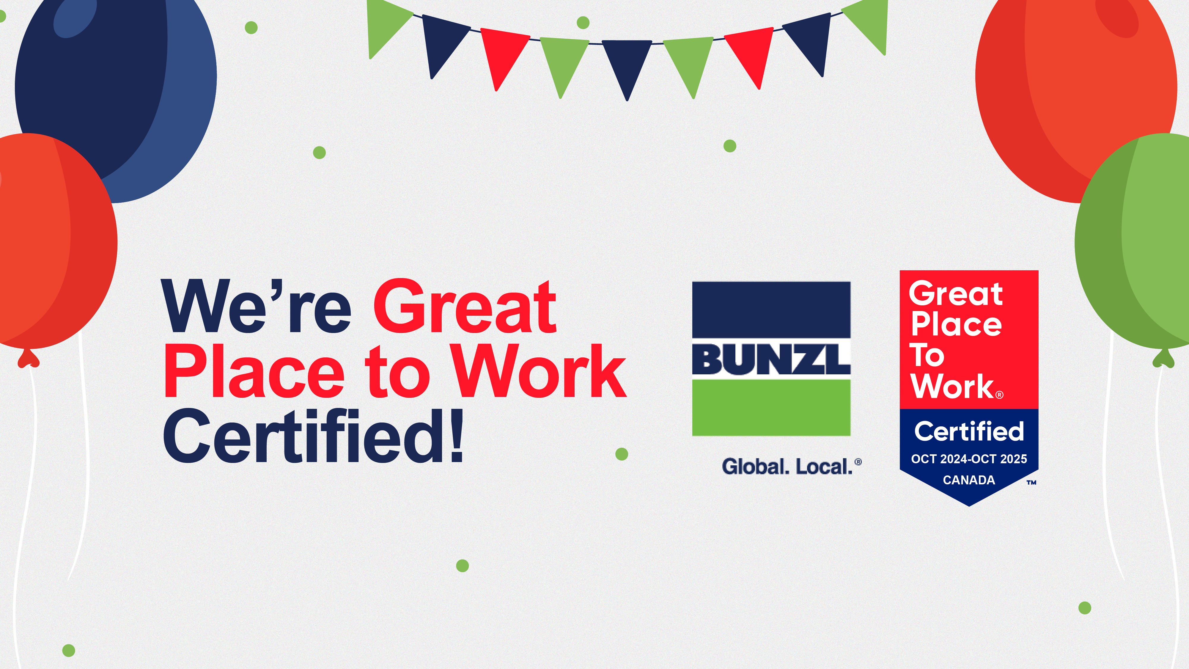 Bunzl Canada A Certified Great Place to Work