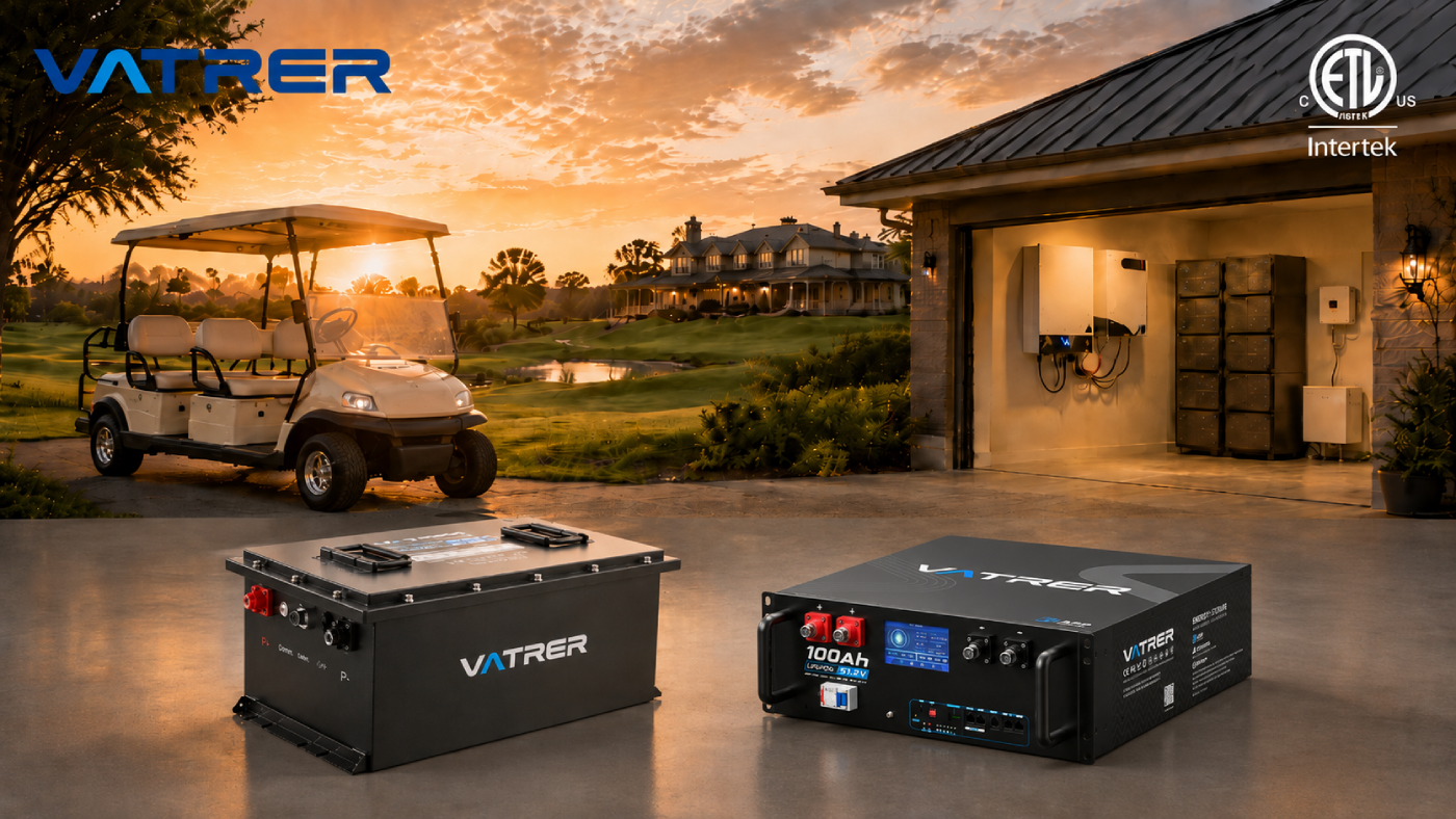 Vatrer Power LiFePO4 Batteries Earn Intertek Certification to UL 2271 and UL 1973 Safety Standards