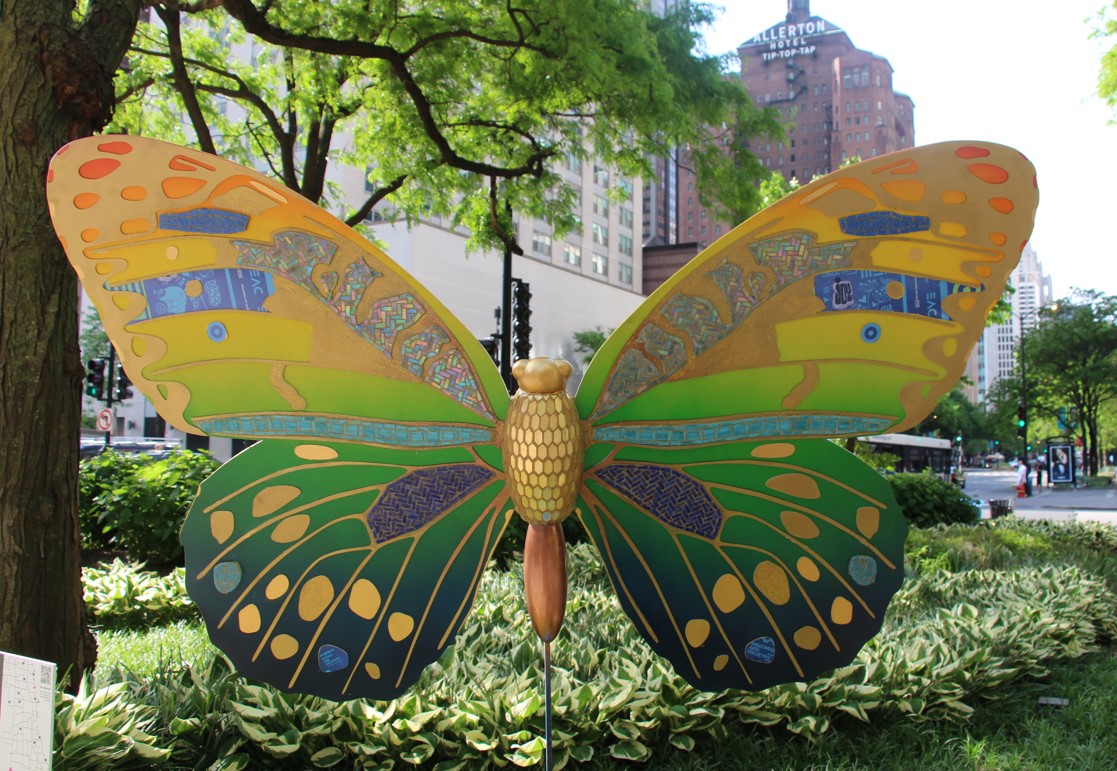 Flight of Butterflies on The Magnificent Mile