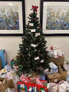 Associa Community Management Corporation and Select Community Services participated in their local Angel Tree program for the 11th consecutive year. Their team members ensured that 52 kids had a present under their tree on Christmas morning.