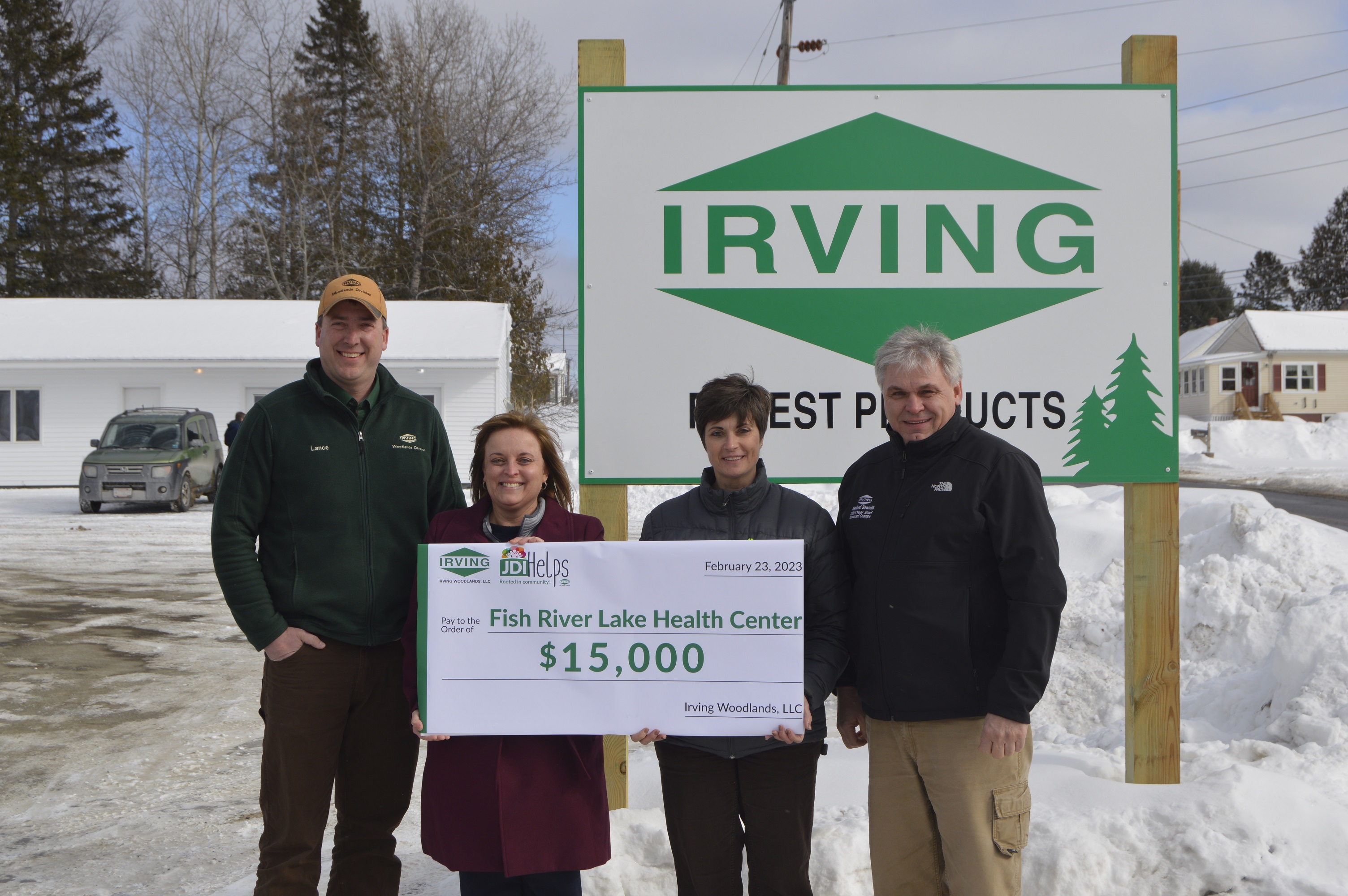 Fish River Lake Health Center Donation