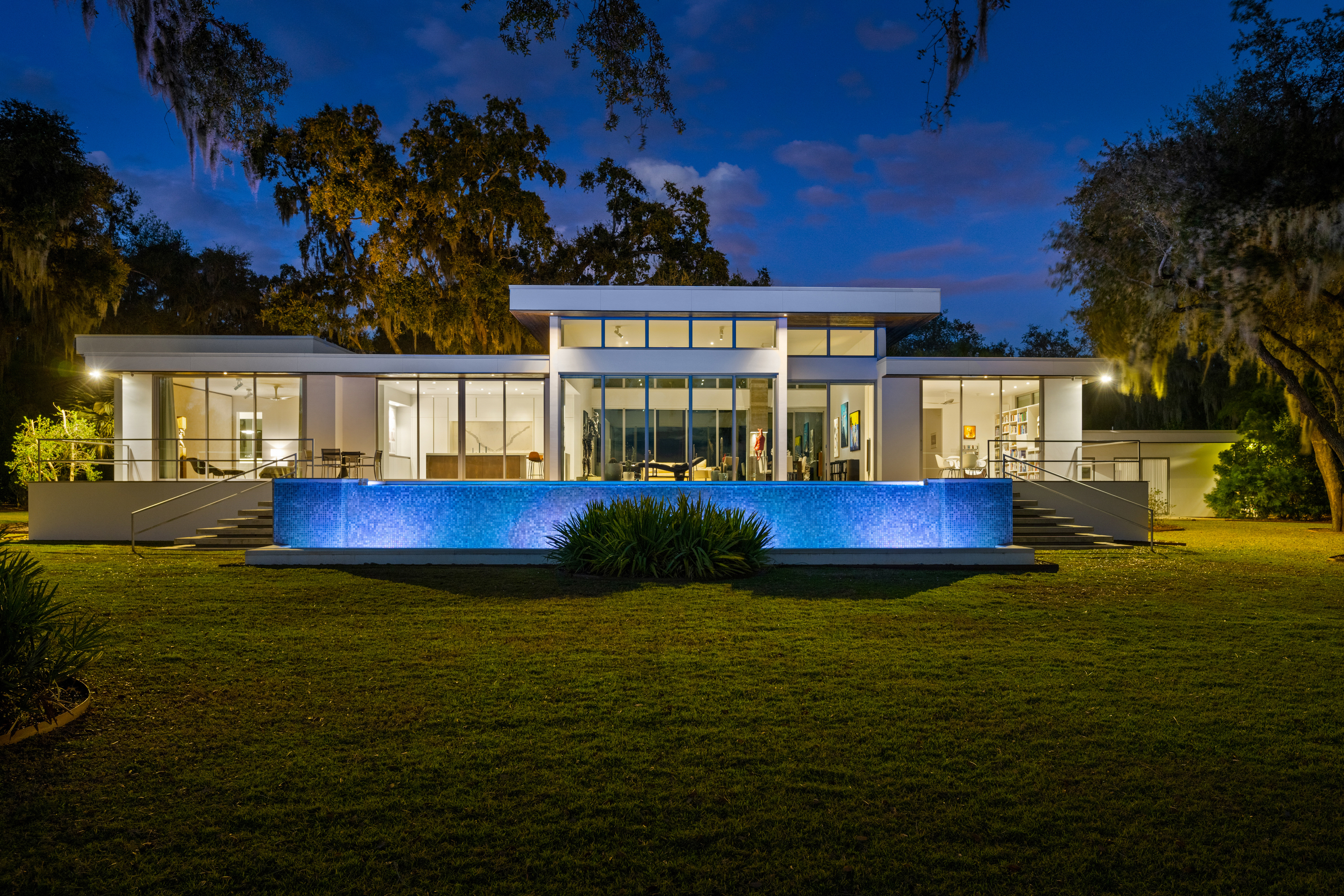 180 Brigham Road is a gorgeous Frank Lloyd Wright-style estate.