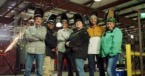 Female Welding Students at The Refrigeration School, Inc. in Phoenix
