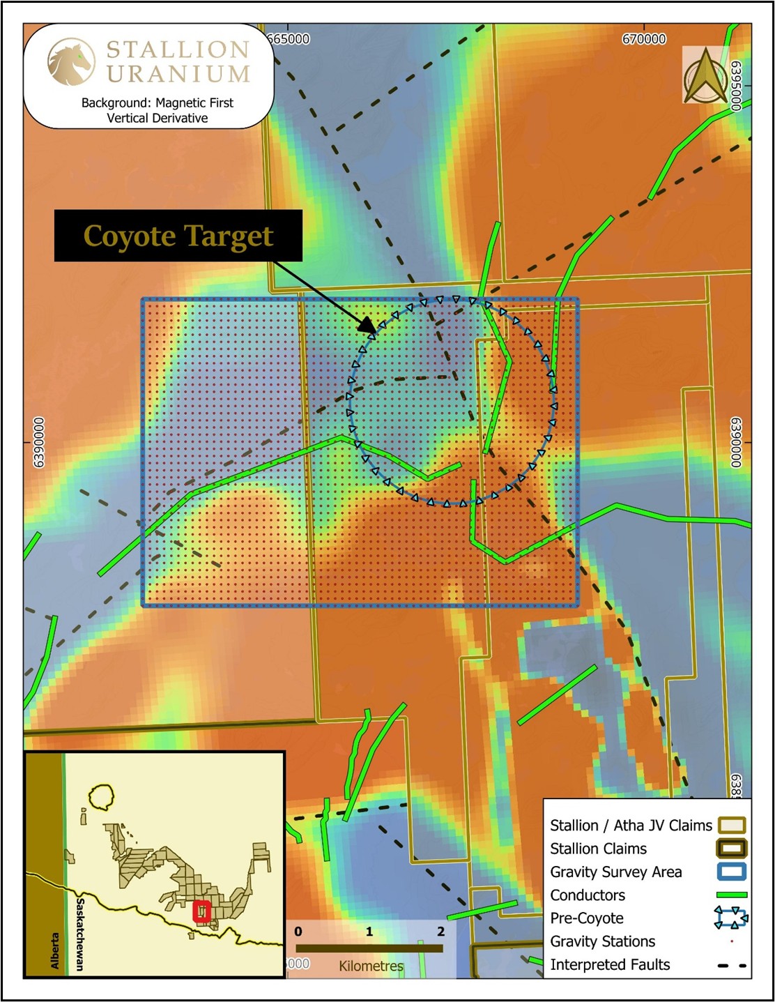 Stallion Uranium Announces Completion of Ground Gravity Survey over Coyote Target