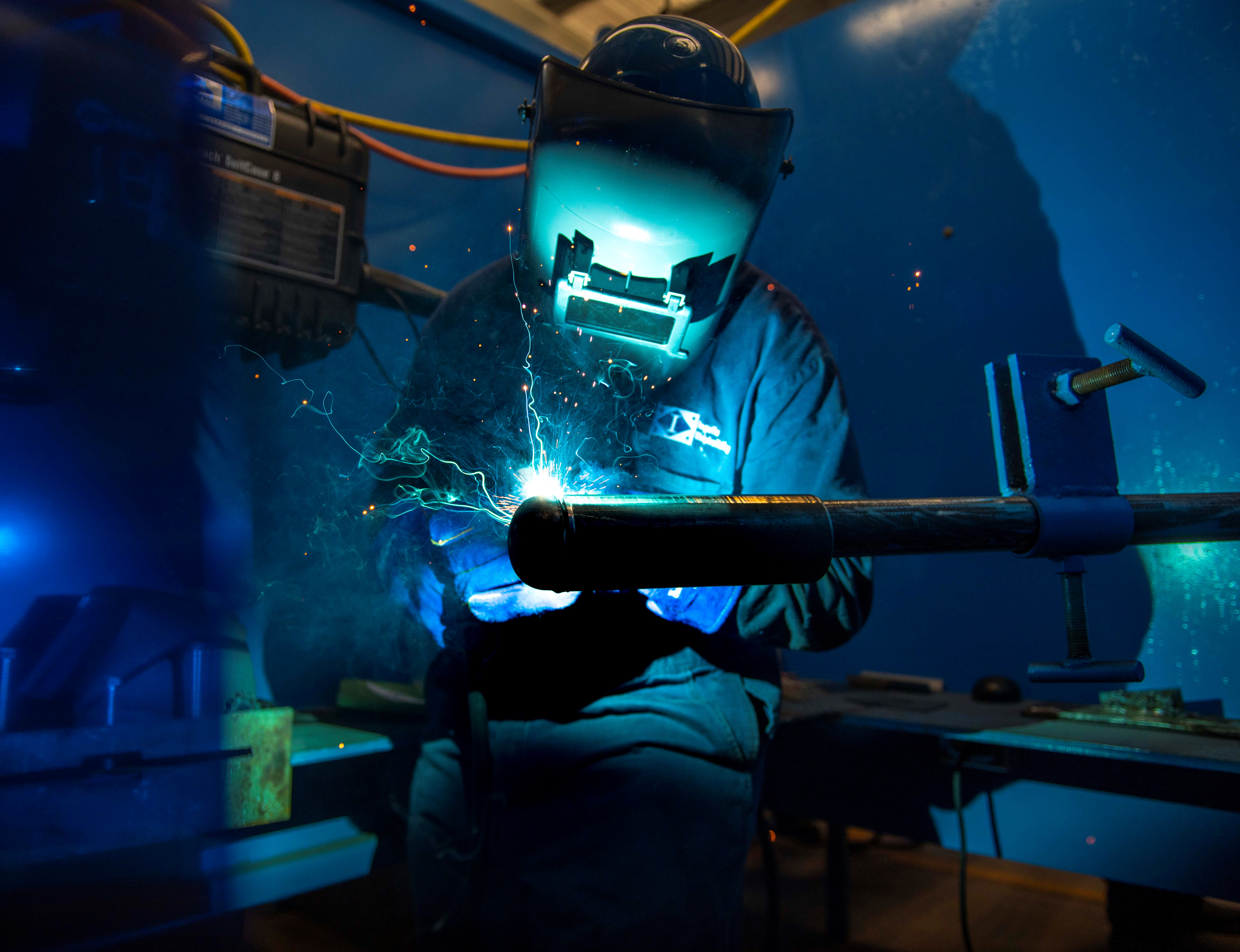 Project MFG welding competition at Ingalls Shipbuilding 1
