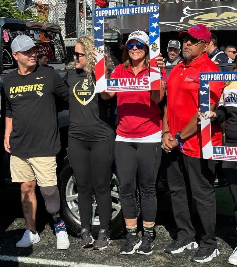 Wounded Warriors Family Support presents Florida veteran with a 2022 Chevy Silverado 