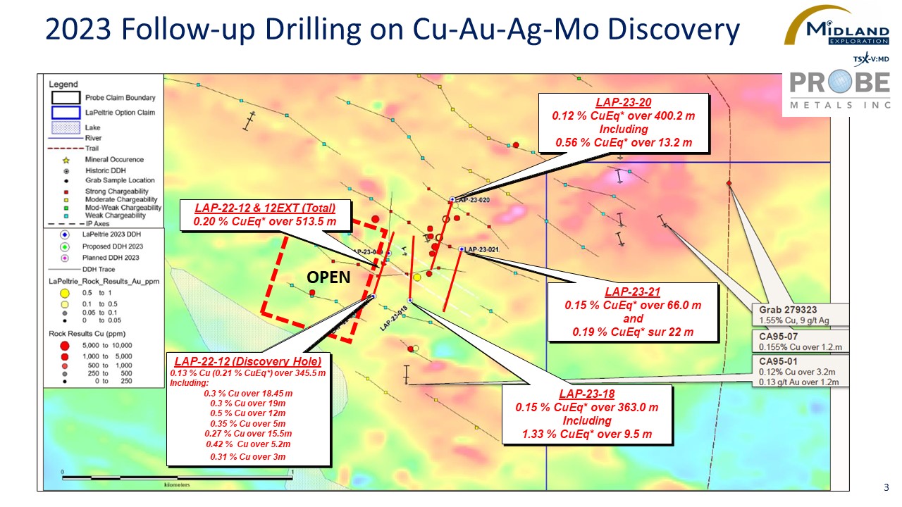 2023 Follow-up Drilling on Cu-Au-Ag-Mo Discovery