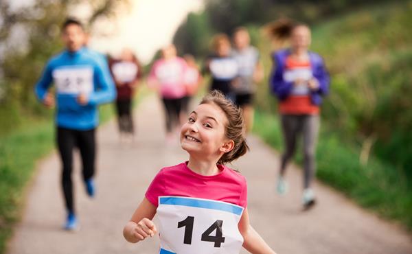 2023 YMCA Challenge Running Girl