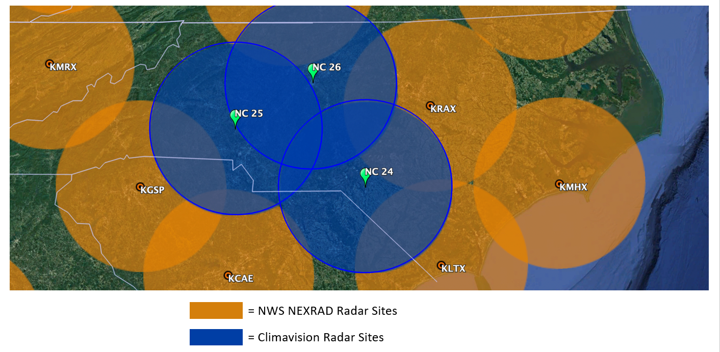 Climavision NC Radar Map_with legend